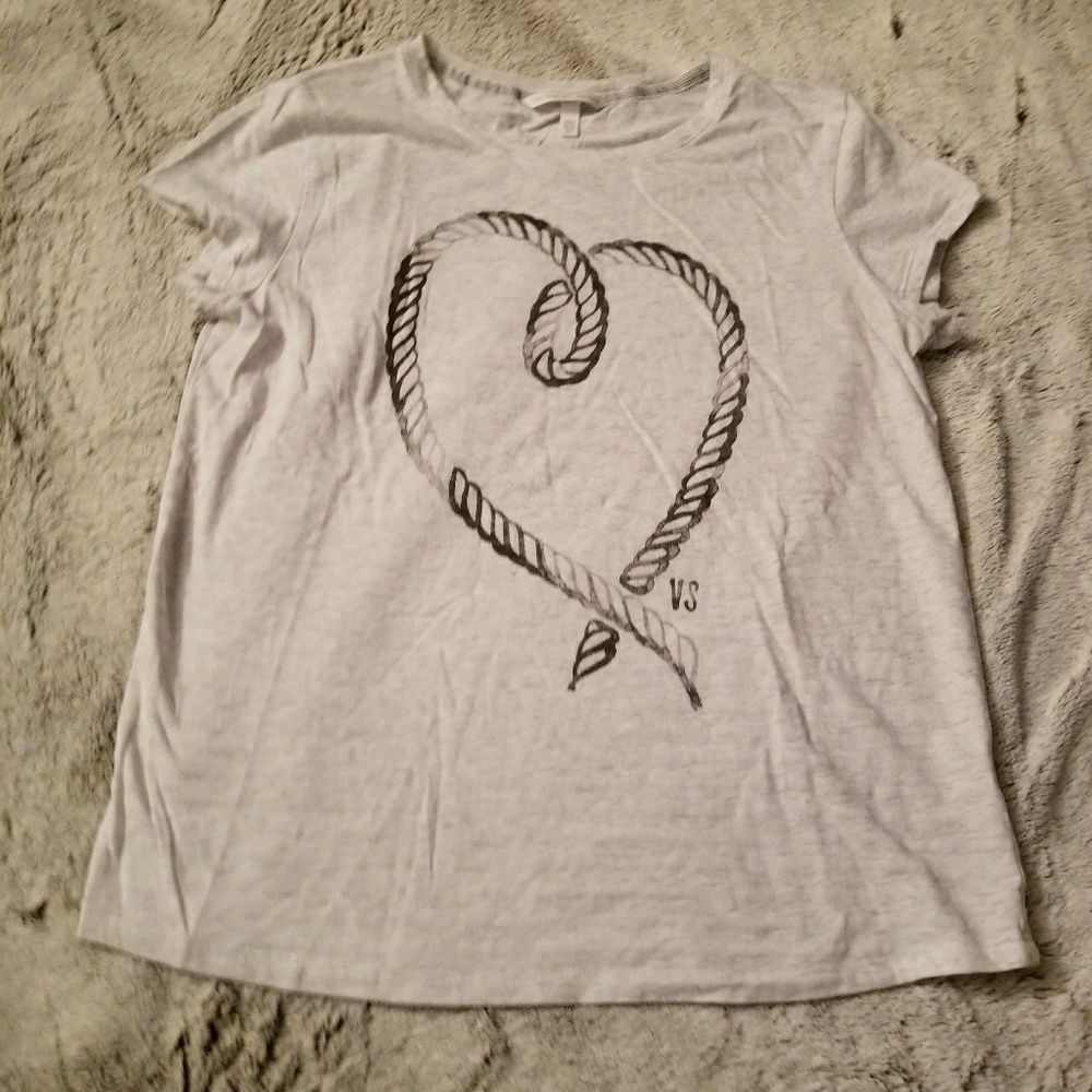 Victoria's Secret rope heart tee